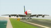 Airbus A380-800 Singapore Airlines Singapores 50th Birthday Livery (9V-SKI) для GTA San Andreas миниатюра 29
