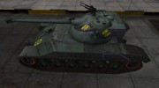 Контурные зоны пробития Bat Chatillon 25 t for World Of Tanks miniature 2