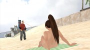 Dead or Alive 5 LR Mai Shiranui Nude v1 Hairy для GTA San Andreas миниатюра 7