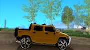 Hummer H2 4x4 diesel for GTA San Andreas miniature 5