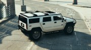 Hummer H2 для GTA 5 миниатюра 3