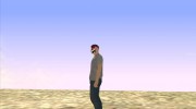 Парень в гриме и в очках GTA Online для GTA San Andreas миниатюра 4
