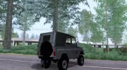 УАЗ 469 Военный для GTA San Andreas миниатюра 3