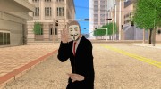 Anonymous skin V.3 для GTA San Andreas миниатюра 1