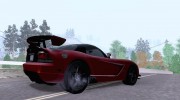 Dodge Viper SRT10 ACR для GTA San Andreas миниатюра 3