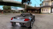 Porsche Carrera GT для GTA San Andreas миниатюра 4