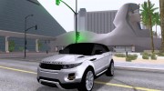 Land Rover Range Rover Evoque v1.0 for GTA San Andreas miniature 8