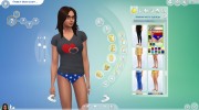 Трусы с супер героями для Sims 4 миниатюра 9