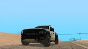 Ford F-150 Raptor LAPD para GTA San Andreas miniatura 2