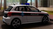 Volkswagen Polo GTI BIH Police Car для GTA San Andreas миниатюра 9
