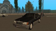 Mercedes-Benz W140 500SE 1992 для GTA San Andreas миниатюра 1
