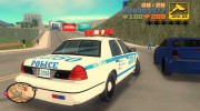 Ford Crown Victoria LCPD Cruiser 1998 (слегка грязная и со стальными колесами (без колпаков)) для GTA 3 миниатюра 8