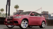 BMW X6M для GTA San Andreas миниатюра 2
