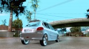 Peugeot 206 for GTA San Andreas miniature 4