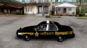 Ford Crown Victoria Erie County Sheriffs Office para GTA San Andreas miniatura 2