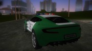 Aston Martin One-77 Police para GTA Vice City miniatura 4