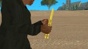 Butterfly Knife (Gold) для GTA San Andreas миниатюра 2