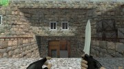 White Black Knife для Counter Strike 1.6 миниатюра 1