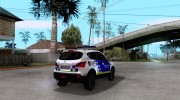 Nissan Qashqai Espaqna Police para GTA San Andreas miniatura 4