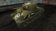 M4A3 Sherman 8 texas flag для World Of Tanks миниатюра 1