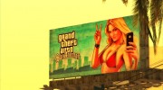 GTA 5 Girl Poster billboard для GTA San Andreas миниатюра 4