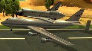 Boeing 747-100 Shuttle Carrier Aircraft для GTA San Andreas миниатюра 2