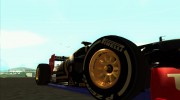 Lotus-Renault F1 2011 для GTA San Andreas миниатюра 2