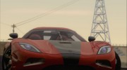 Koenigsegg Agera R Racer para GTA San Andreas miniatura 5