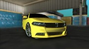 Dodge Charger RT 2015 for GTA Vice City miniature 2