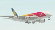 Airbus A380-800 Singapore Airlines Singapores 50th Birthday Livery (9V-SKI) para GTA San Andreas miniatura 7