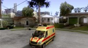 Mercedes Benz Sprinter Ambulance para GTA San Andreas miniatura 1