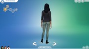 Джинсы для Sims 4 миниатюра 6