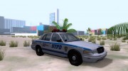 NYPD Precinct Ford Crown Victoria para GTA San Andreas miniatura 1