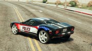 Ford GT Police Car for GTA 5 miniature 2