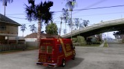 Iveco Daily UR Bombeiros SP для GTA San Andreas миниатюра 4
