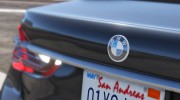 2016 BMW 750Li v1.1 for GTA 5 miniature 8