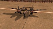 P38 Lightning для GTA San Andreas миниатюра 1