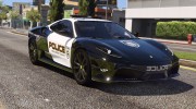 Ferrari F430 Scuderia Hot Pursuit Police для GTA 5 миниатюра 1