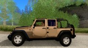 Jeep Wrangler Rubicon Unlimited 2012 для GTA San Andreas миниатюра 2