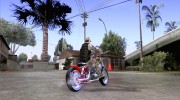 Orange County old school chopper Sunshine for GTA San Andreas miniature 4