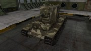 Пустынный скин для КВ-2 для World Of Tanks миниатюра 1