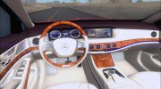 Mercedes-Benz S63 AMG W222 для GTA San Andreas миниатюра 24