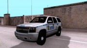 Chevrolet Tahoe 2007 NYPD для GTA San Andreas миниатюра 1