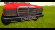 Mercedes-Benz 230 W123 Ласточка для GTA San Andreas миниатюра 14