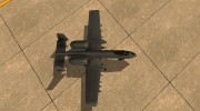 Thunderbold A-10 for GTA San Andreas miniature 5
