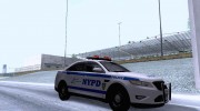 Ford Taurus NYPD 2011 для GTA San Andreas миниатюра 5