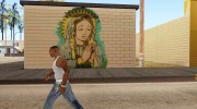 Граффити GTA V  Дева Мария для GTA San Andreas миниатюра 10
