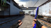 Blue&black Knife-Recolor for Counter-Strike Source miniature 1