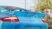 Porsche 911 Turbo Blue Star для GTA San Andreas миниатюра 7