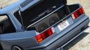1991 BMW M3 E30 для GTA 5 миниатюра 4